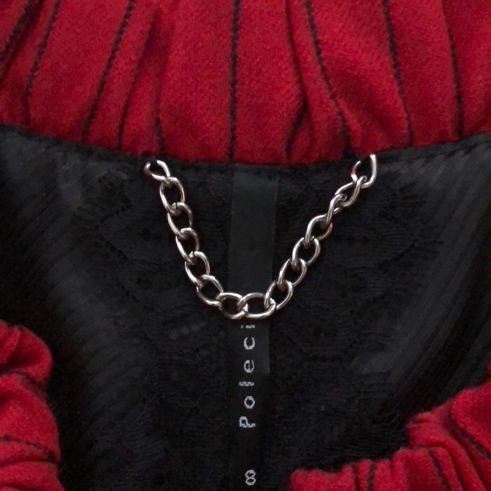 Wool cropped jacket